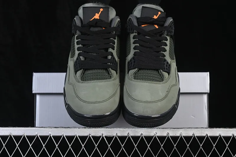 All categories Air Jordan Jordan series basketball shoes Air Jordan 4 X version Undefeated x Air Jordan 4 OG AJ4 Joe 4 olive green suede IB1519-200